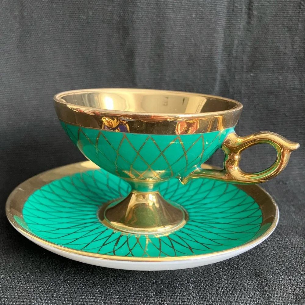 Dublin Fine China Coffee Cup and Saucer (Set of Six) - Picture 12 of 13